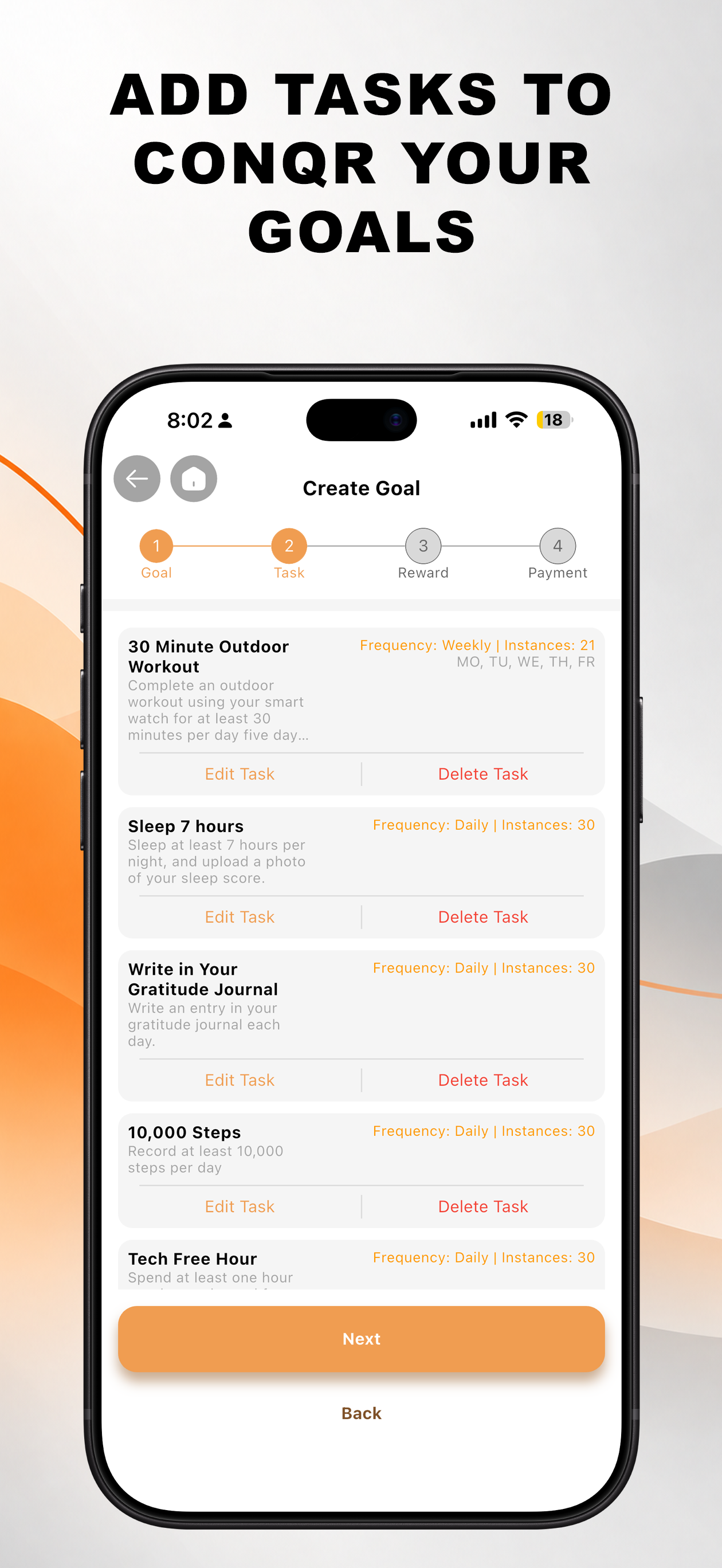 Create goal step 15